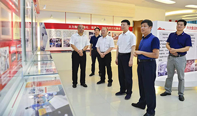 福建省人大常委會黨組書記、副主任張廣敏蒞臨虹潤公司調研指導